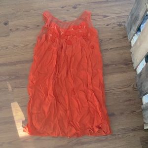 Size 4 Mango Anthropologie meadow Rue embellished dress